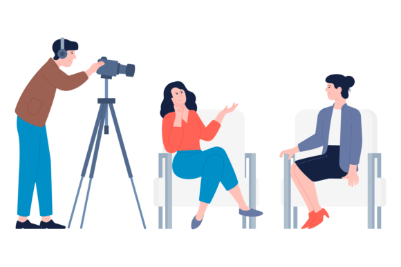 Download Interview Studio. Operator with Video Ca - Premium Bundle