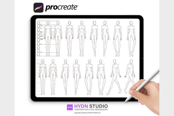 Download 10 Head Fashion Body Poses Design - Body Collection