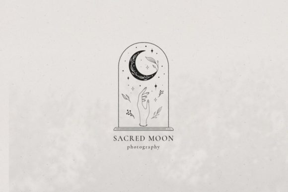 Download Sacred Moon Logo Templates Kit. - Logo templates Collection