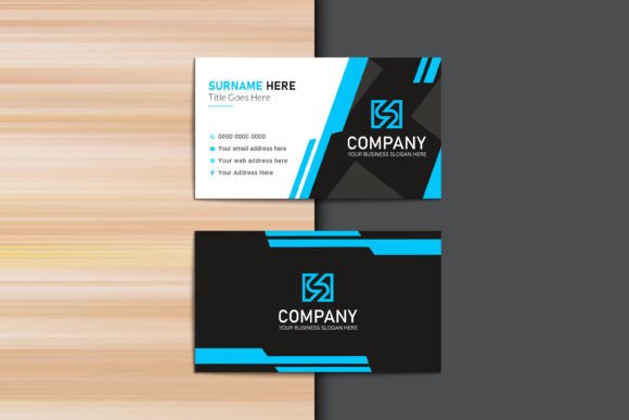 Download Blue Geometric Graphic Business Card - Geometric graphic Collection